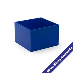 Blue Acrylic 5-Sided Box